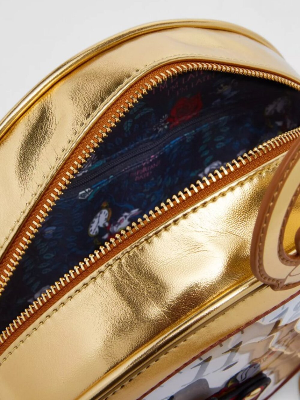 Loungefly Disney Alice in Wonderland White Rabbit Pocket Watch Figural Crossbody - Picture 4 of 4